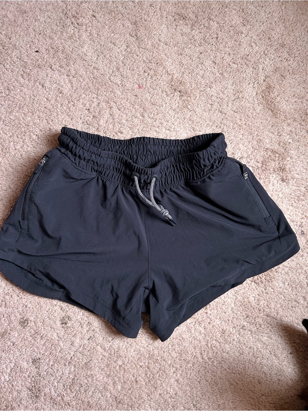 Athleta Black Women's Athletic Drawstring Shorts